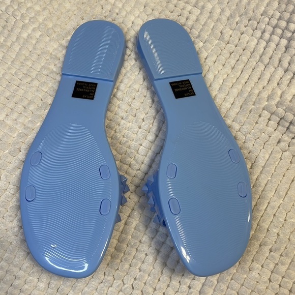 2 size 9 brand new jelly sandals light blue and hot pink - Picture 2 of 6